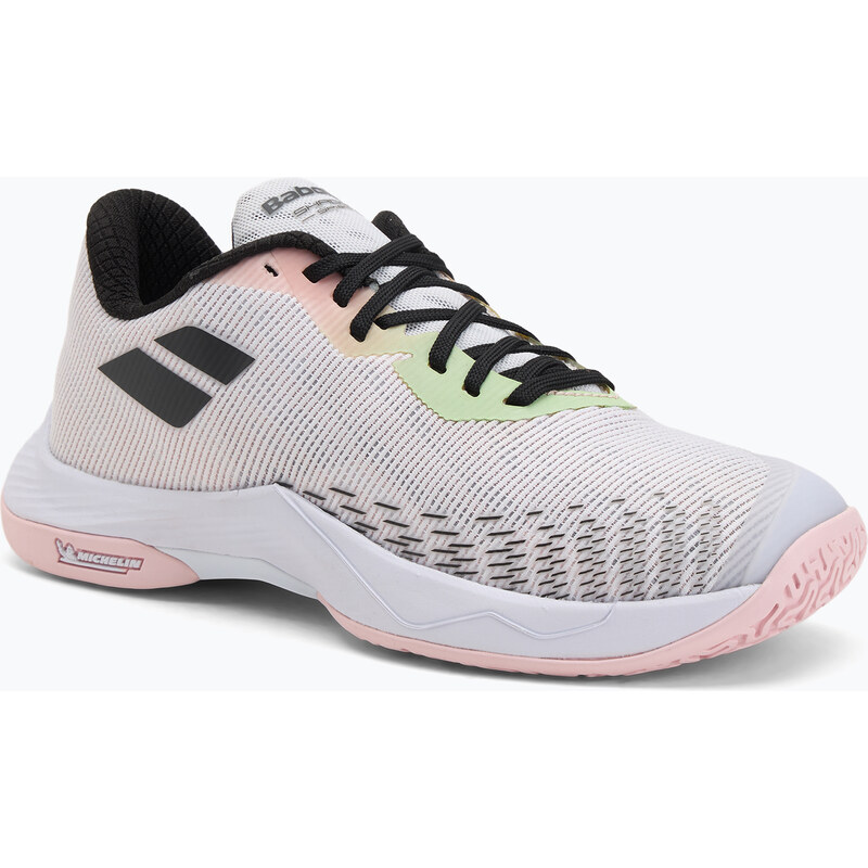Boty na badminton Babolat Shadow Spirit 2 W white/white