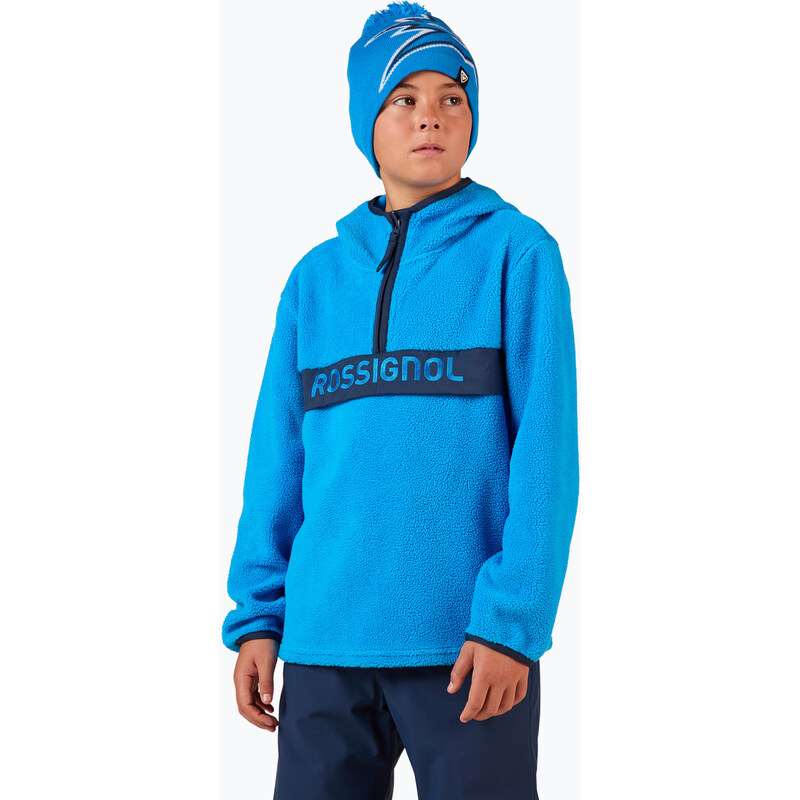 Dětská mikina Rossignol Alltrack Anorak Fleece blazing blue