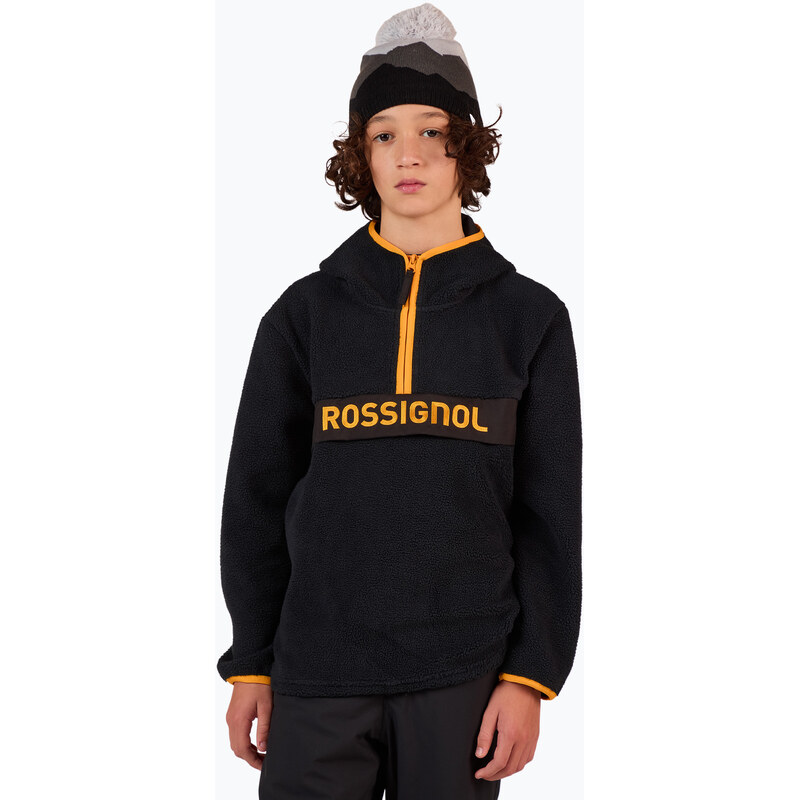 Dětská mikina Rossignol Alltrack Anorak Fleece black