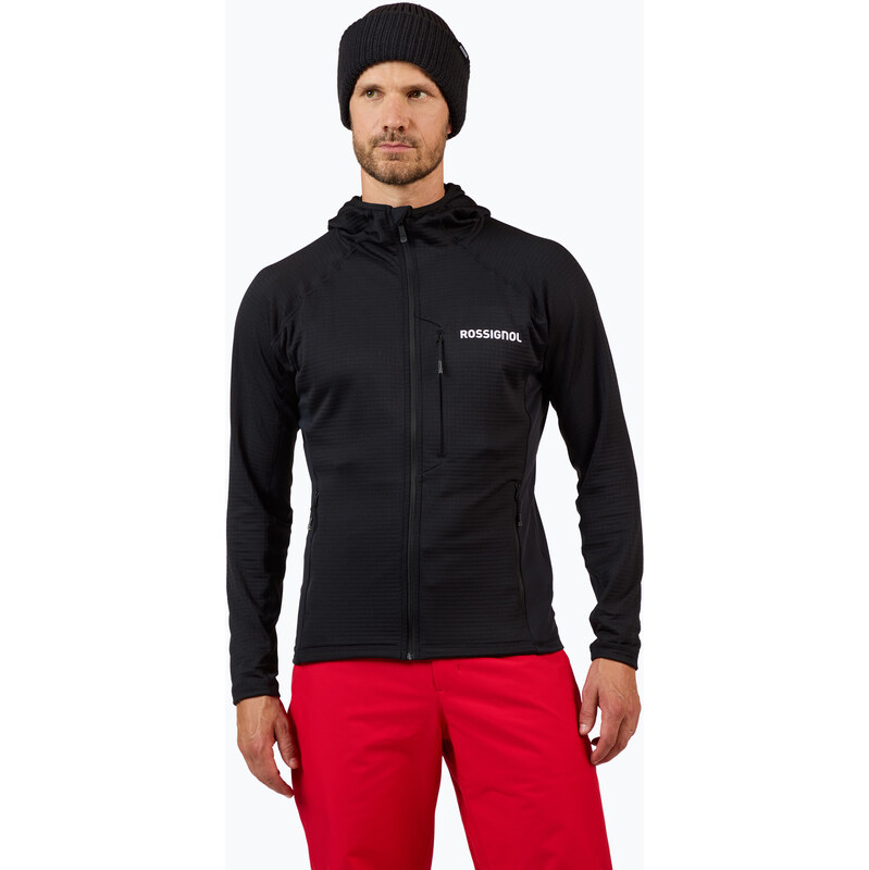 Pánská mikina Rossignol Blackside Mix Full Zip Hoodie Fleece