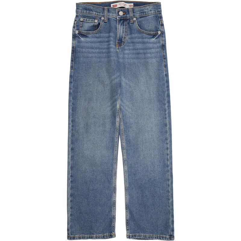 Levis Kids Džíny 555 RELAXED STRAIGHT modrá džínovina