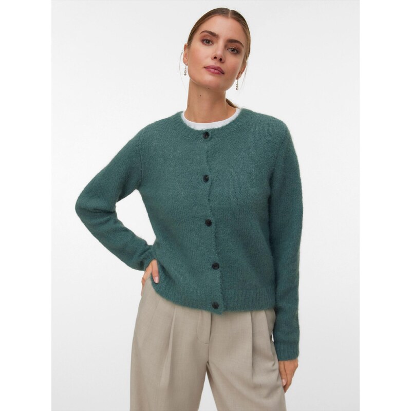 VERO MODA Kardigan 'VMNovah' tmavě zelená