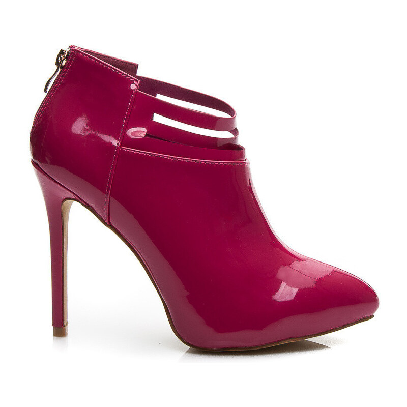 BELLE WOMEN Kotníkové boty červené Velikost: 38