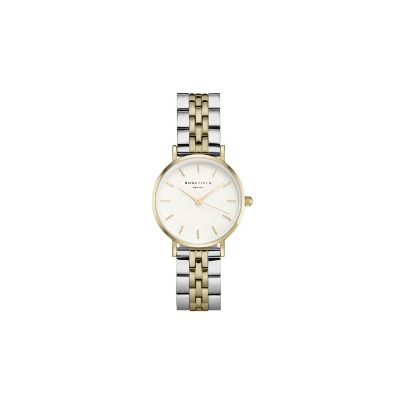 Rosefield dámské hodinky The Small Edit White Steel Silver Gold Duo 108695834