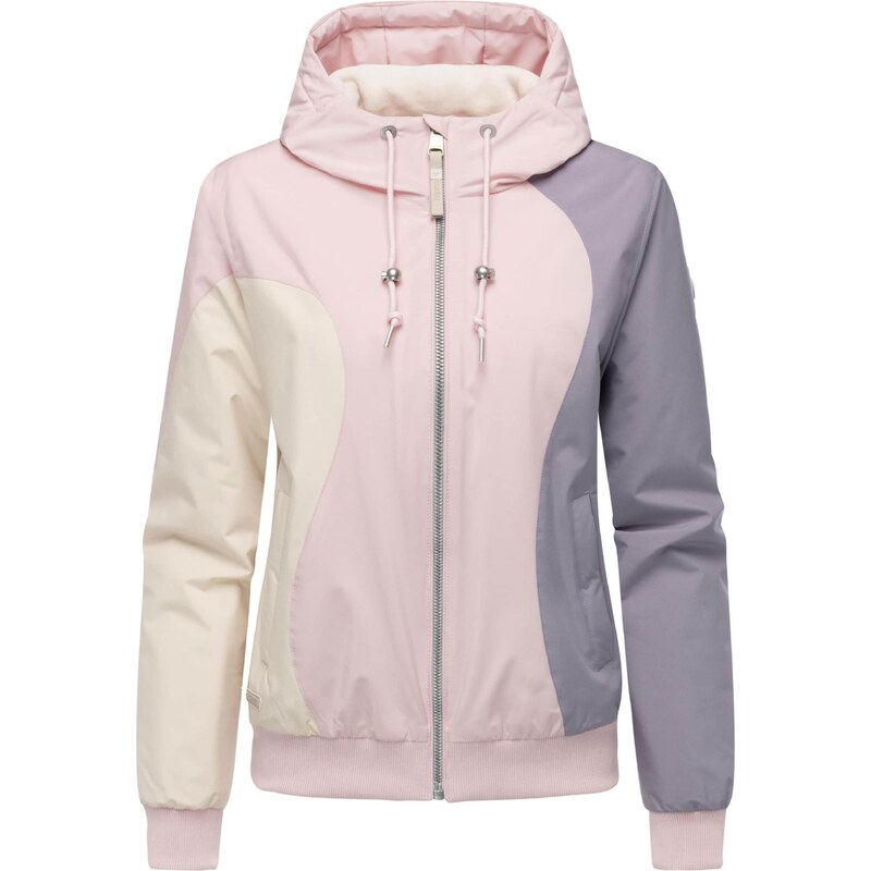 Ragwear Funkční bunda Oggie Youmodo krémová / šeříková / růžová