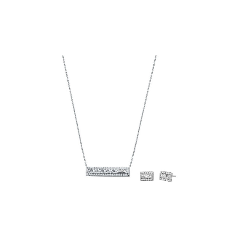 Michael Kors dámský stříbrný náhrdelník MKC1688SET 108696102