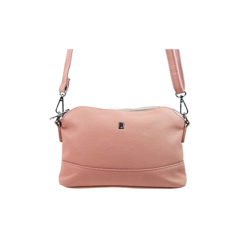 BELLA BELLY Růžová crossbody dámská kabelka se třemi oddíly 5414-BB 108701824