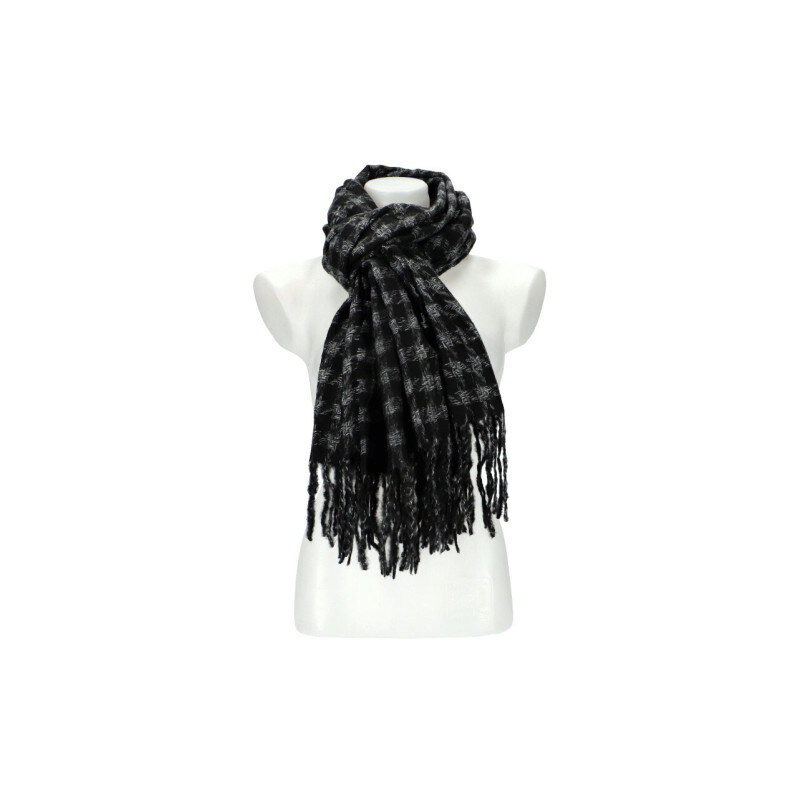 Cashmere Dámská černá teplá dlouhá zimní šála 200x64 cm 108696476