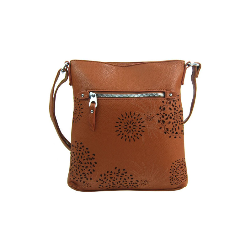 BELLA BELLY Crossbody dámská kabelka v květovaném designu hnědá 5432 108696508