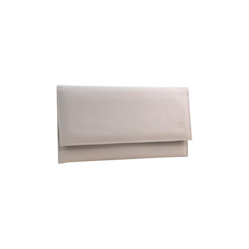 Elegantní béžové tenké dámské psaníčko SP07 GROSSO 108696739
