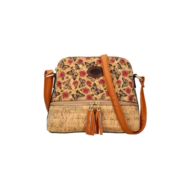Beast Style Crossbody dámská kabelka v korkovém designu T8297 typ 11 108696821