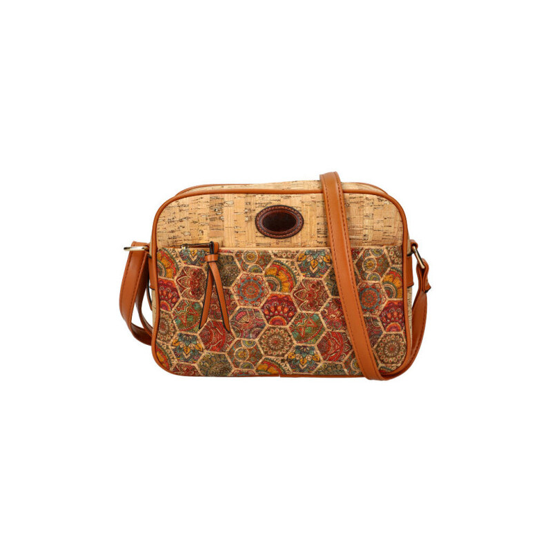 Beast Style Crossbody dámská kabelka v korkovém designu A2132 typ 13 108696827
