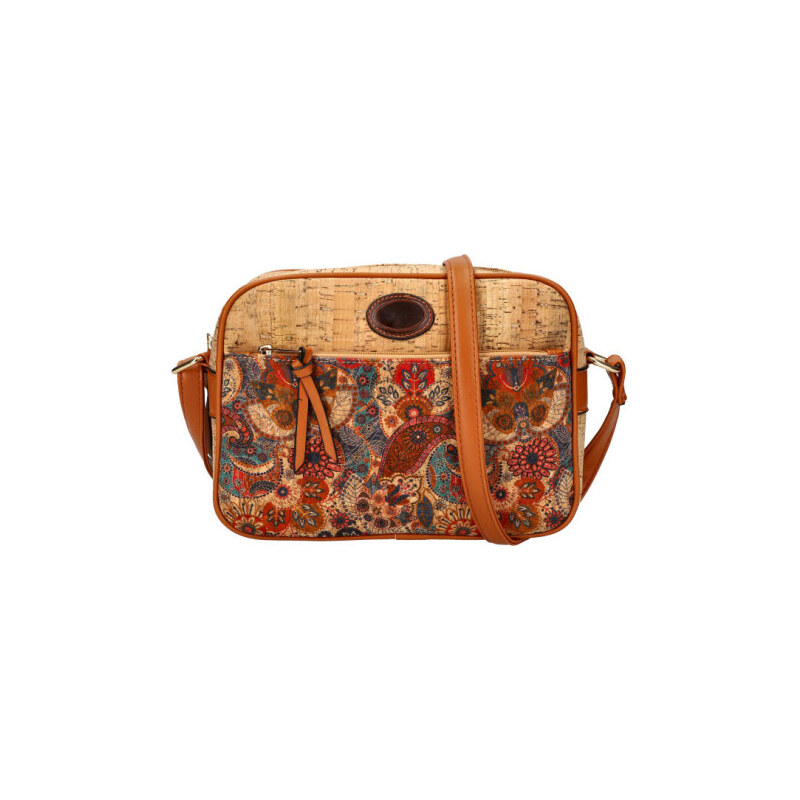 Beast Style Crossbody dámská kabelka v korkovém designu A2132 typ 2 108696833