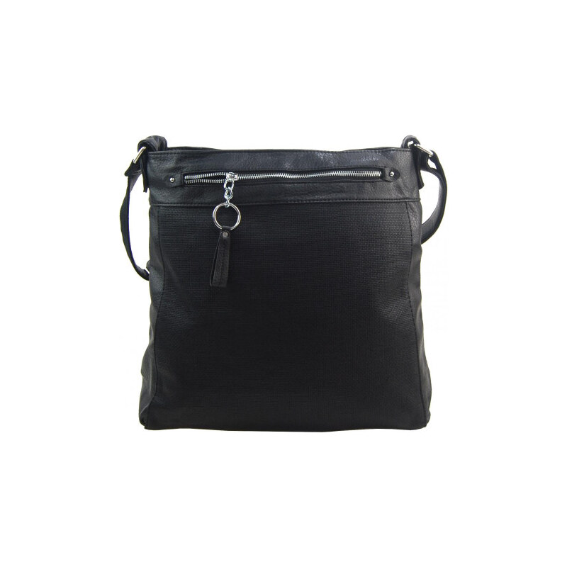 TESSRA Velká černá crossbody dámská kabelka D5580 108696840