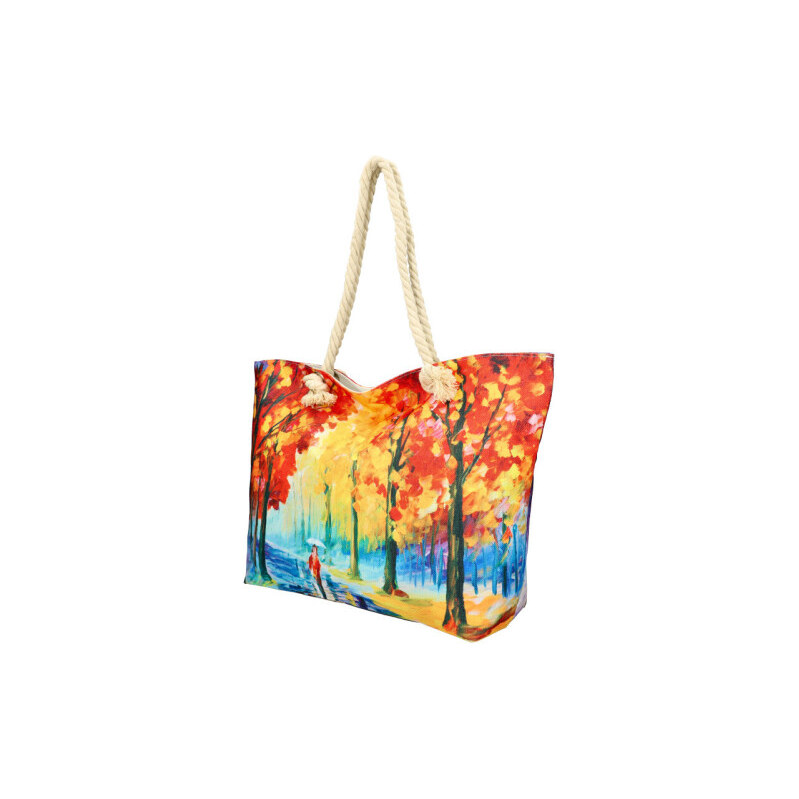Linea Moda Velká plážová taška v malovaném designu multicolor HB003 108696908