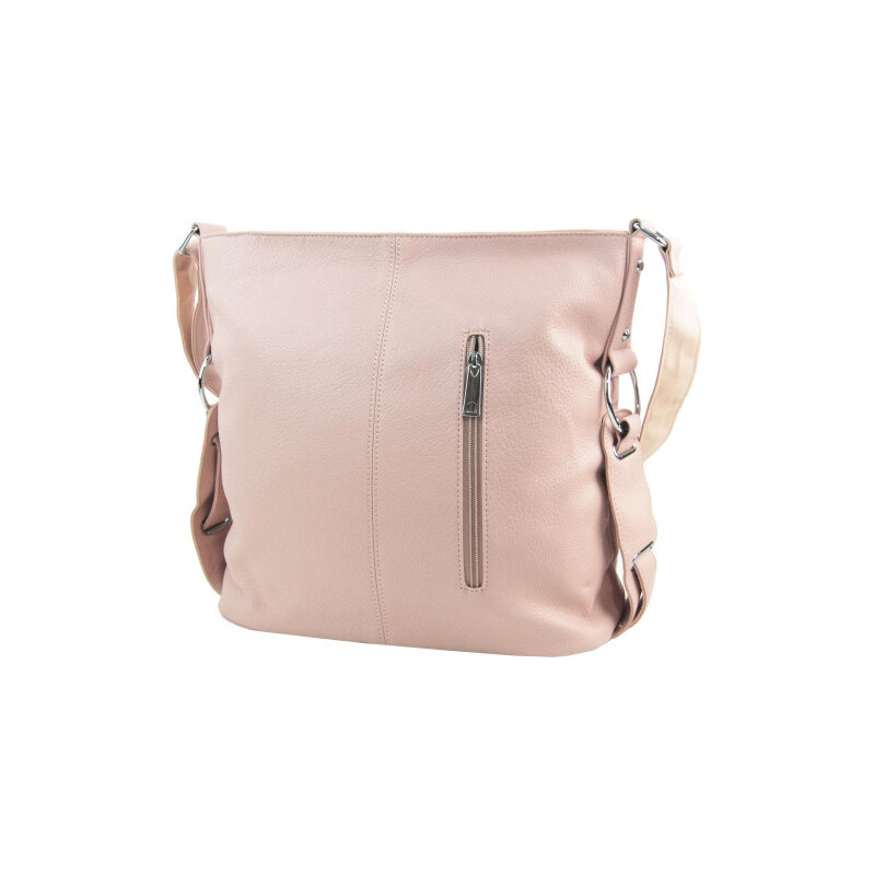 Mahel Růžová moderní crossbody dámská kabelka 67-MH 108696942