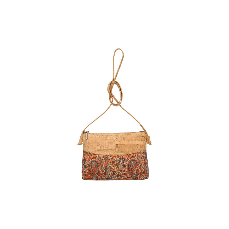 Made in Portugal Korková lehká crossbody dámská kabelka MSR17 červená 108696943