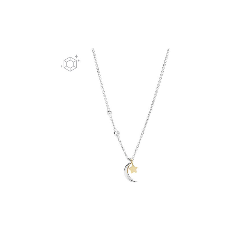 Fossil dámský náhrdelník stříbrný JFS00432998 108697131