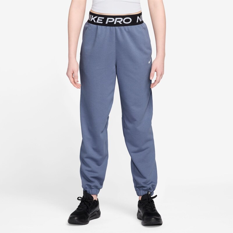 Nike Pro Fleece Big Kids (Girls) Dri-FIT Joggers WORLD INDIGO