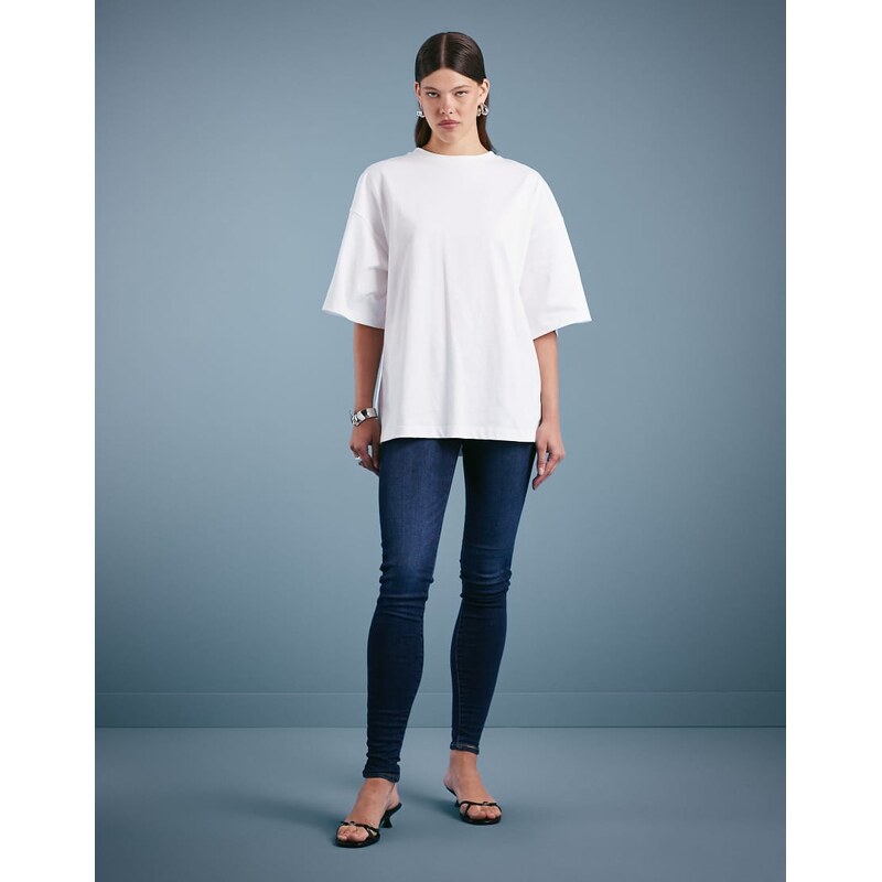 Levis 710 super skinny jeans in dark blue-Navy