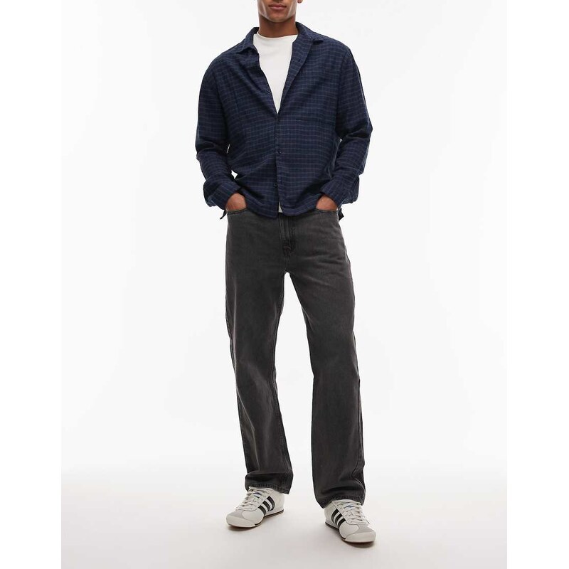 Levis 565 97 loose straight jeans in mid grey