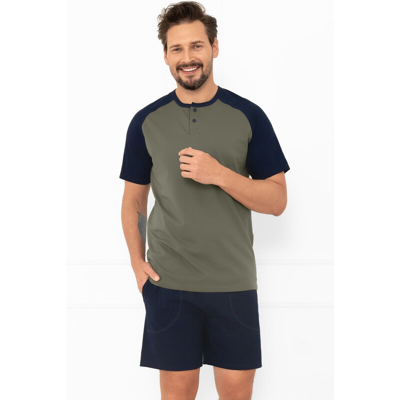Italian Fashion pánské krátké pyžamo Aleksandr - bavlna