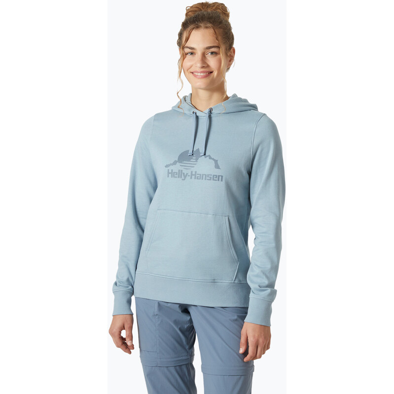 Dámská mikina Helly Hansen Nord Graphic Hoodie windy blue