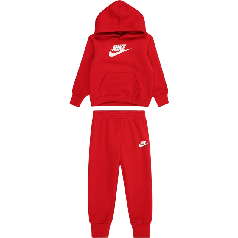 Nike Sportswear Joggingová souprava červená / bílá