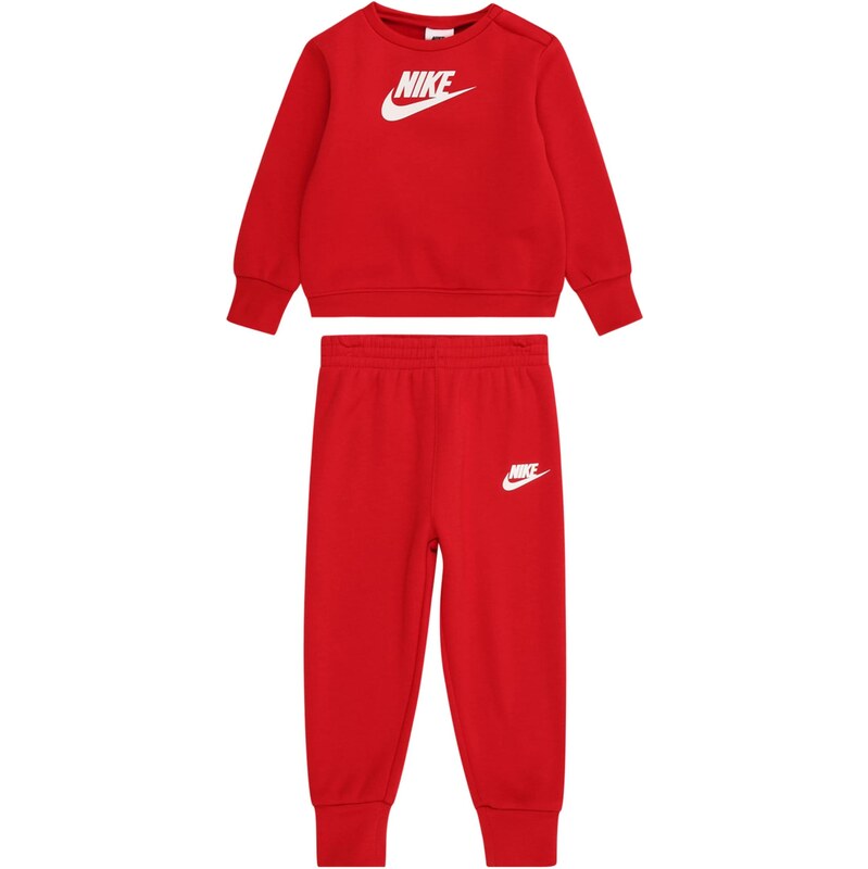 Nike Sportswear Joggingová souprava červená / bílá