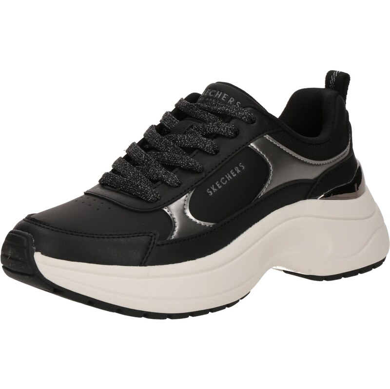 SKECHERS Tenisky 'Hazel 2' černá / stříbrná