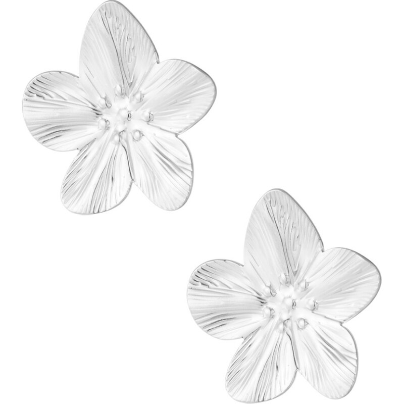 SYLVIENE Náušnice FLOWERS Silver 108859153