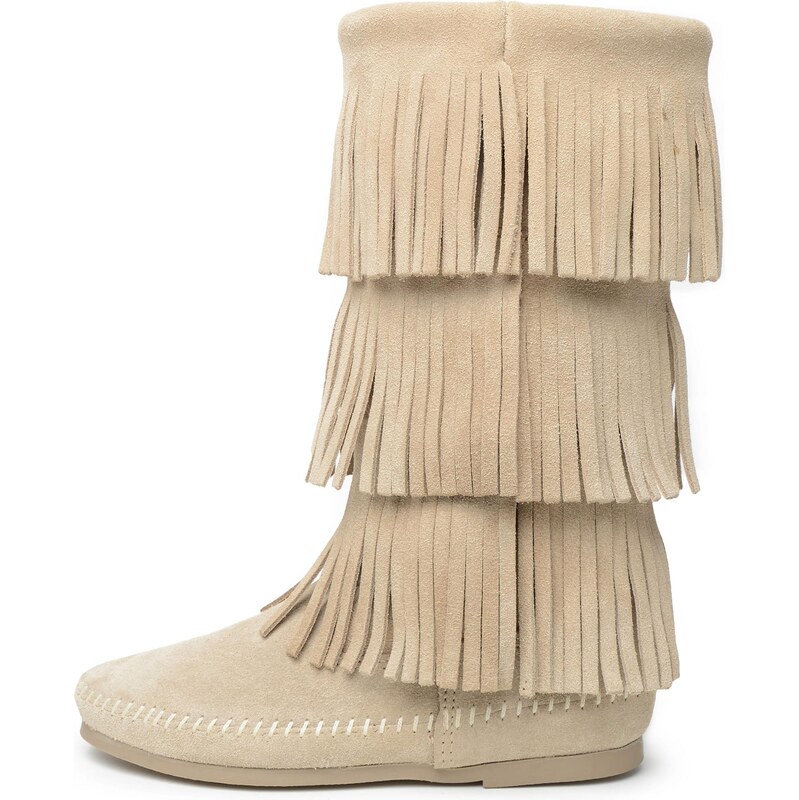 Minnetonka Kozačky Joia béžová