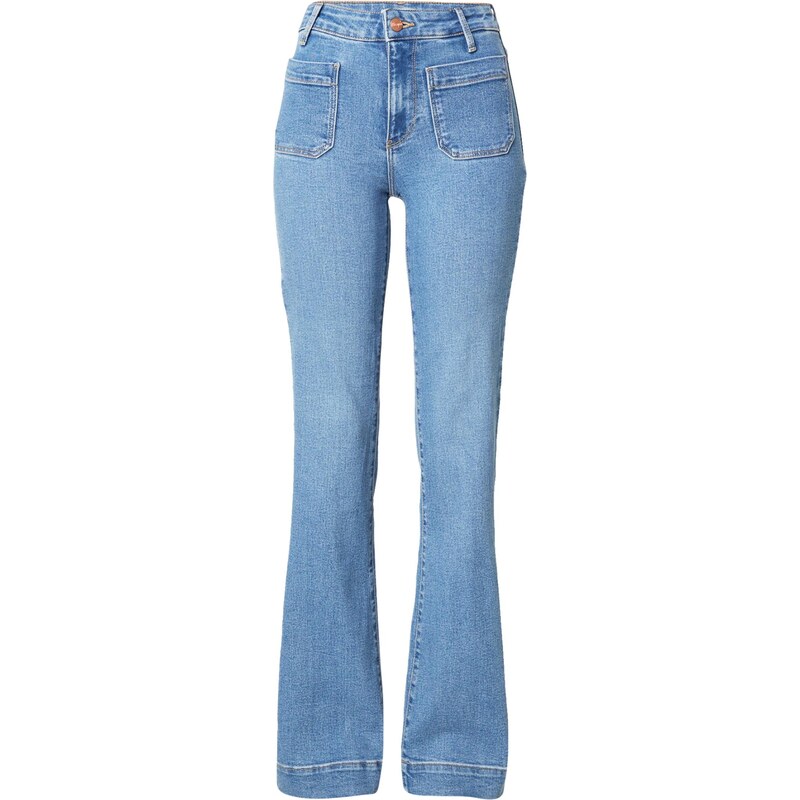 WRANGLER Džíny FLARE nebeská modř