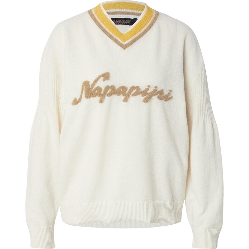 NAPAPIJRI Svetr D-MALEZ velbloudí / světle béžová / citronová 108865734