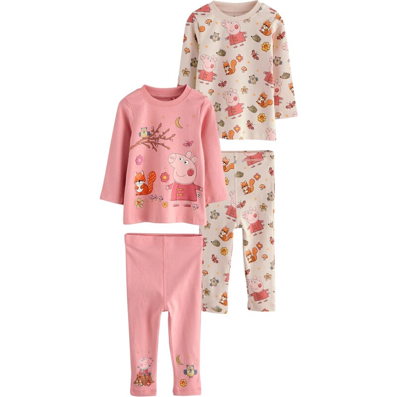 Next Pyžamo Peppa Pig béžová / oranžová / pink / růžová