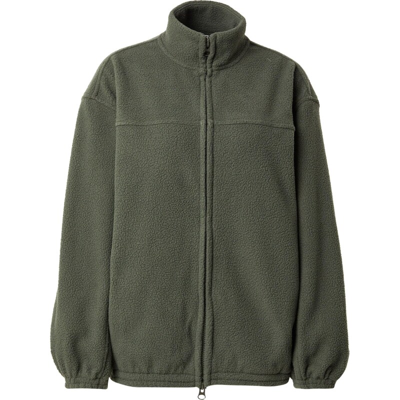 WEEKDAY Fleecová mikina Leia khaki