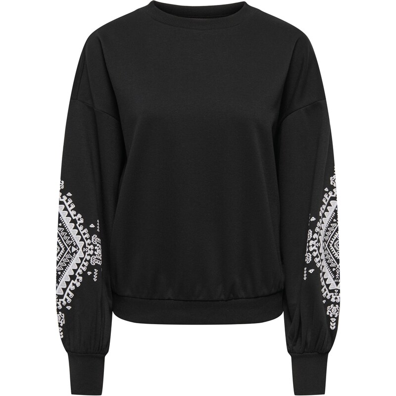 ONLY Mikina Brooke černá / bílá 108865463