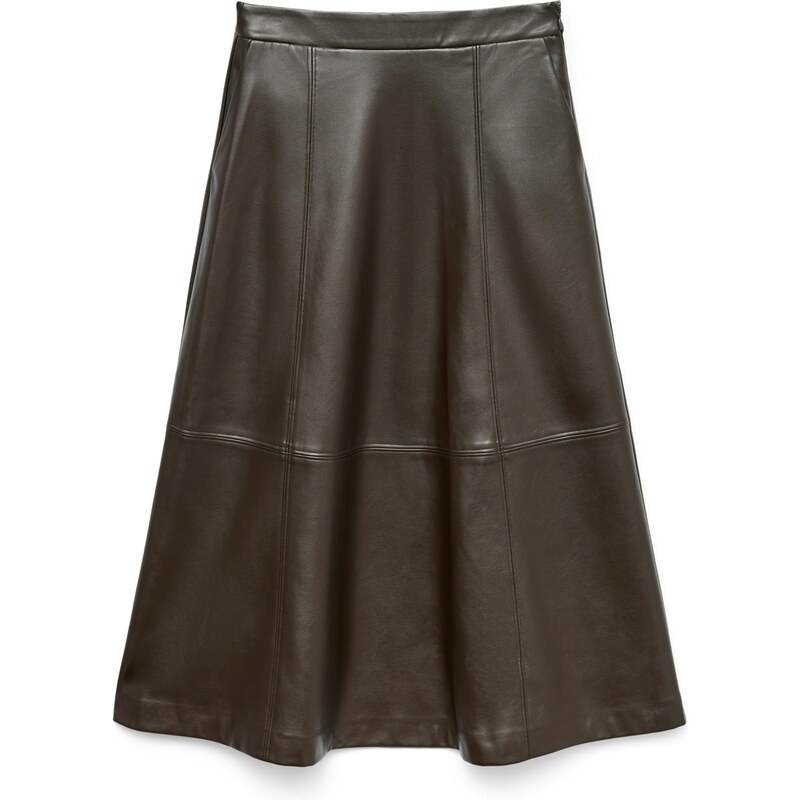 VERO MODA Sukně čokoládová 108865933