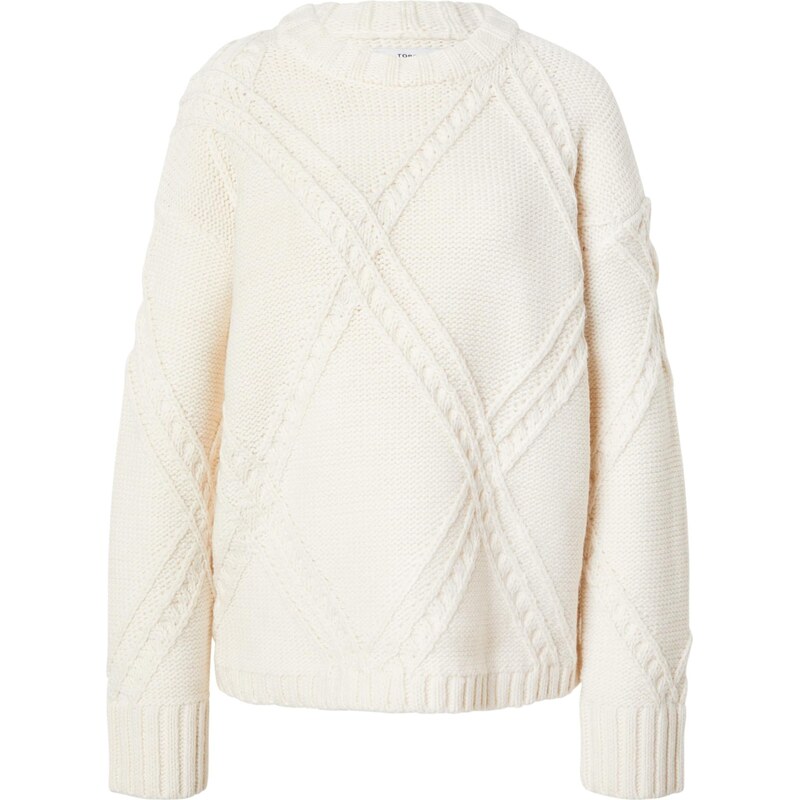 TOPSHOP Svetr MEGAN barva bílé vlny 109092702