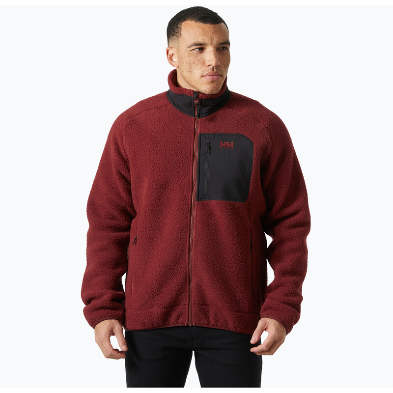 Pánská mikina Helly Hansen Panorama Pile Block mars red