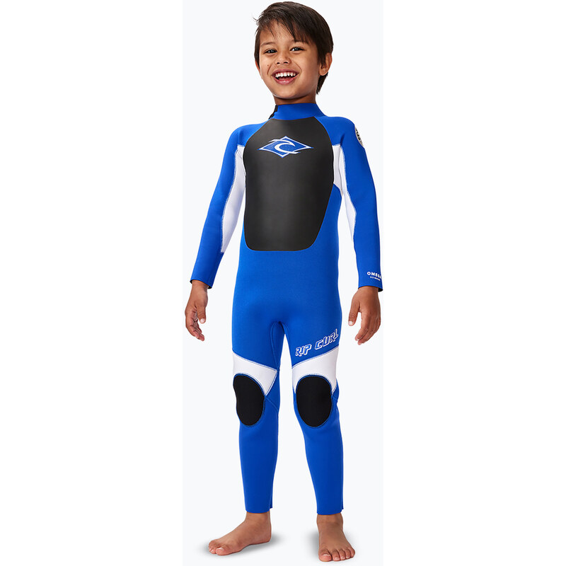 Dětský plavecký neopren Rip Curl Groms Omega 4/3mm Back Zip blue