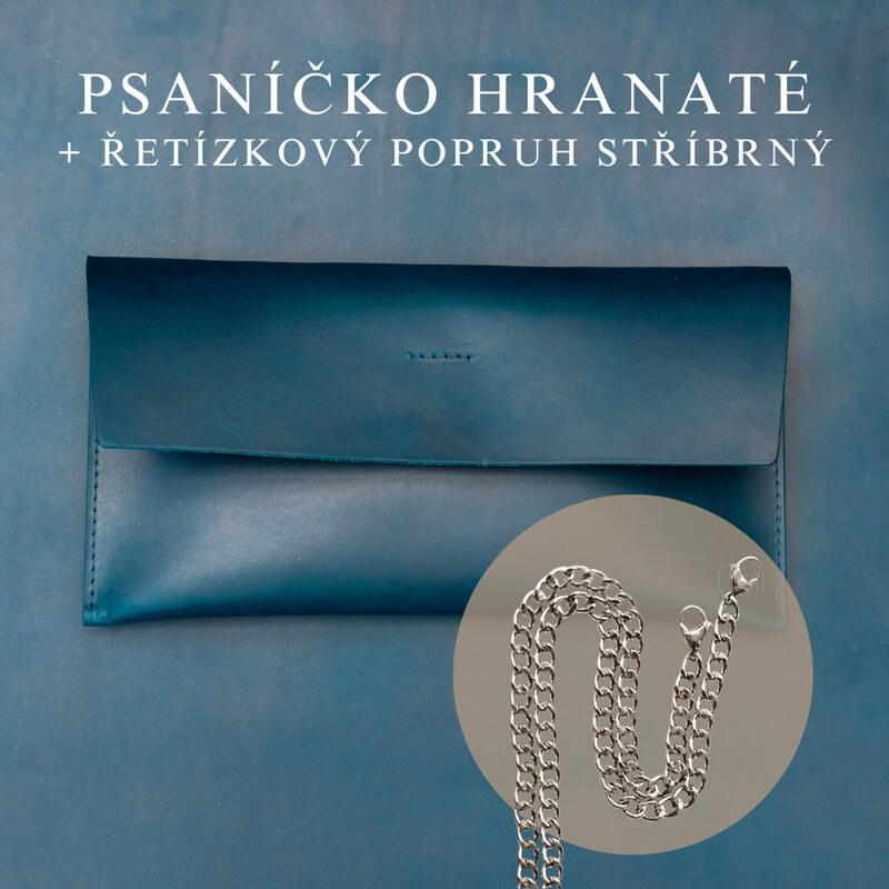 Wood Style Psaníčko Hranaté - Modré 108876274