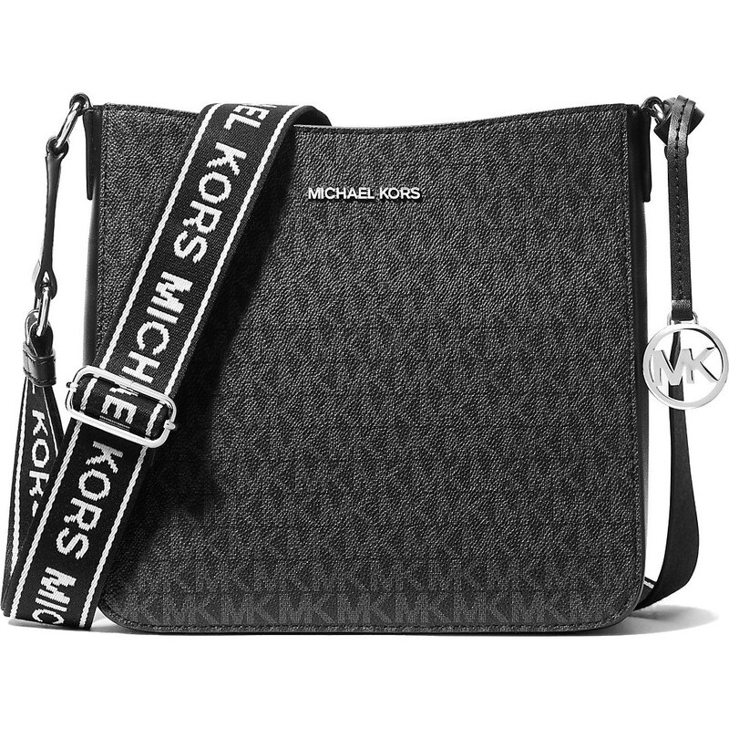 Michael Kors Jet Set Small Signature Logo Crossbody Bag Black