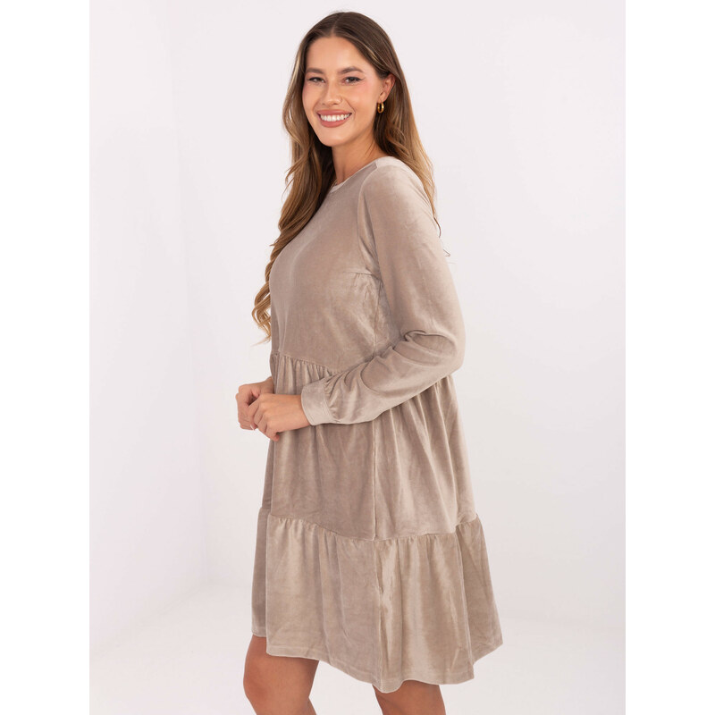 Sublevel Dress-D10040Z30289-dark beige