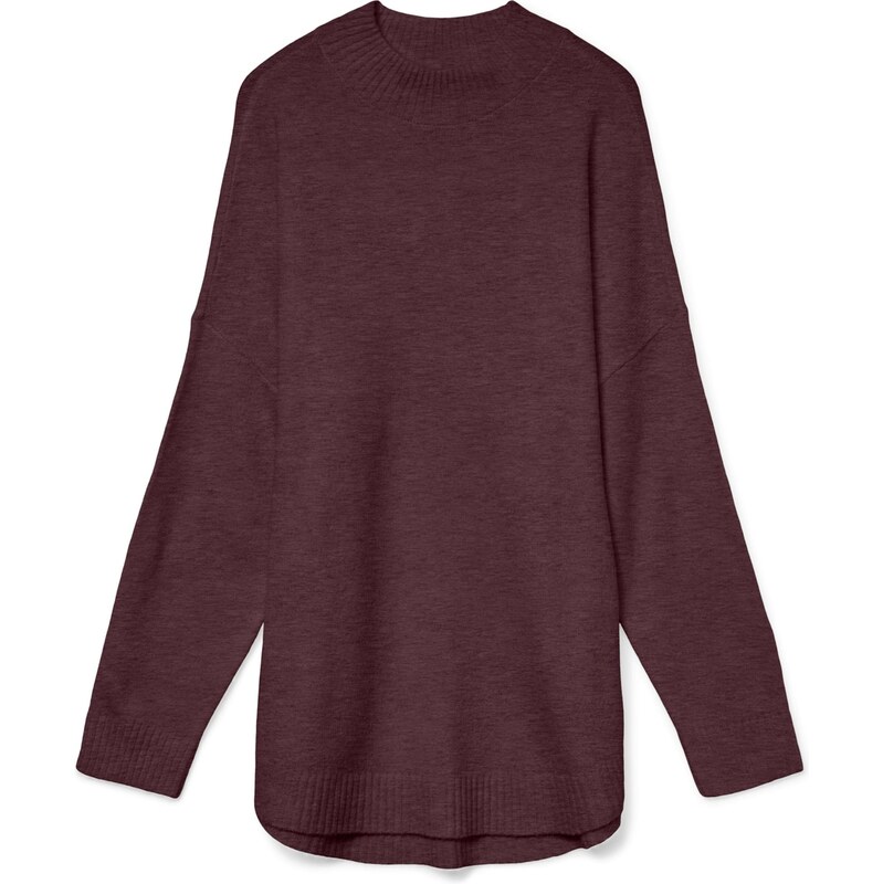 VERO MODA Svetr VMPlaza burgundská červeň