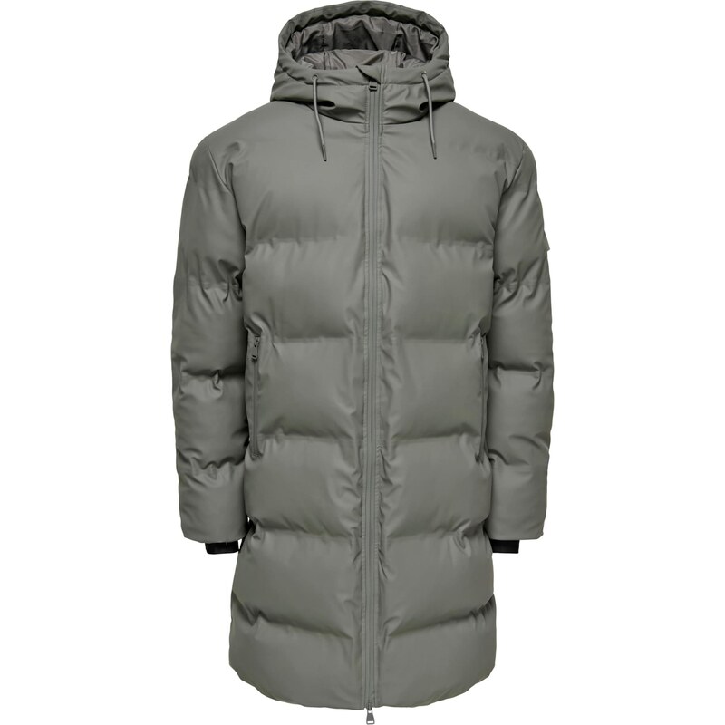 Only & Sons Zimní bunda ONSRoyce tmavě šedá