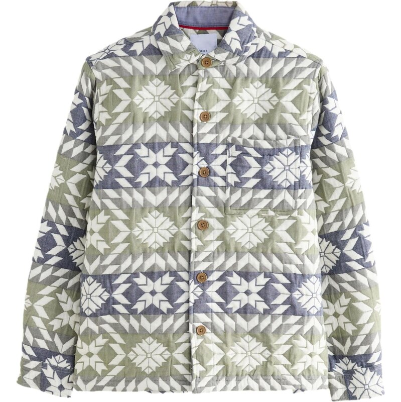 Next Přechodná bunda režná / noční modrá / khaki / kiwi