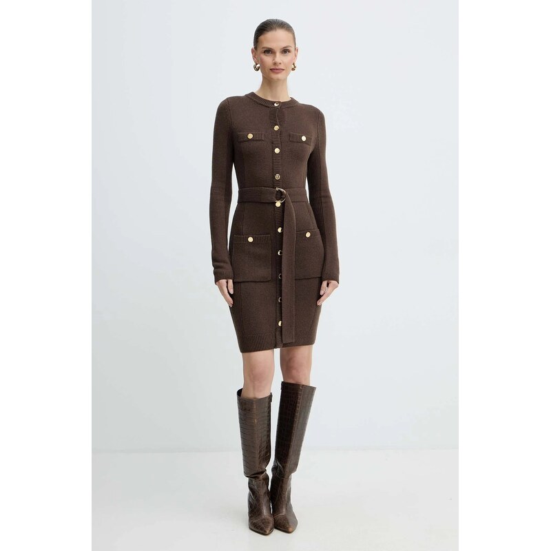 Šaty s přídavkem kašmíru Marciano by Guess AFRAH