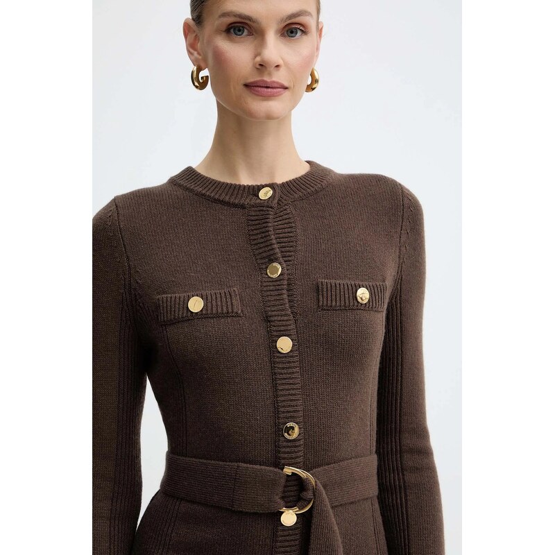 Šaty s přídavkem kašmíru Marciano by Guess AFRAH