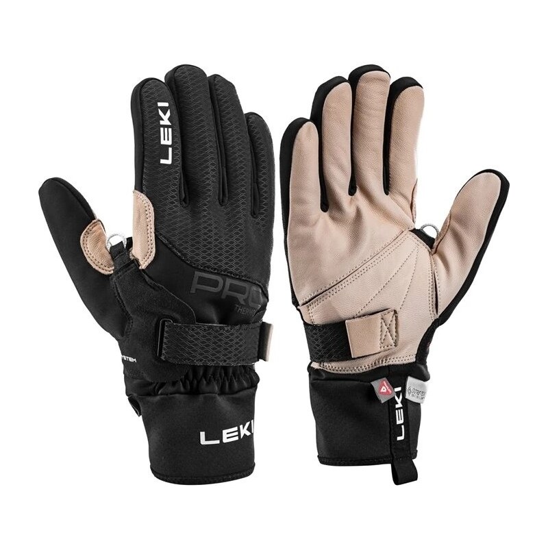 Rukavice na běžky Leki Premium Thermoplus Shark Velikost: 10 černá 108885093
